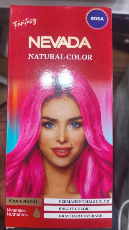 Nevada Permanant color bright hair Rosa